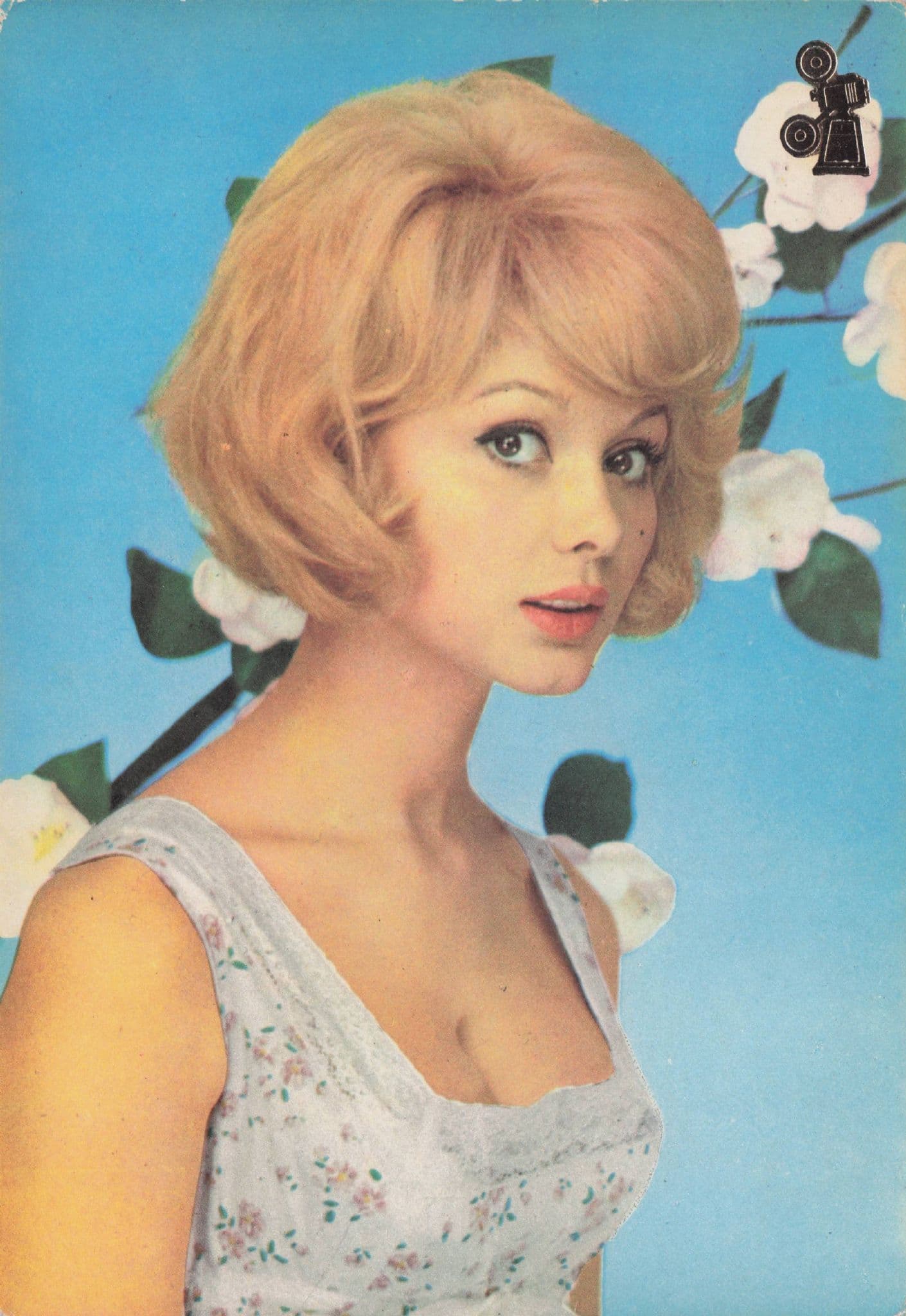Sophie Daumier Vintage 1960s Rare Spanish Postcard