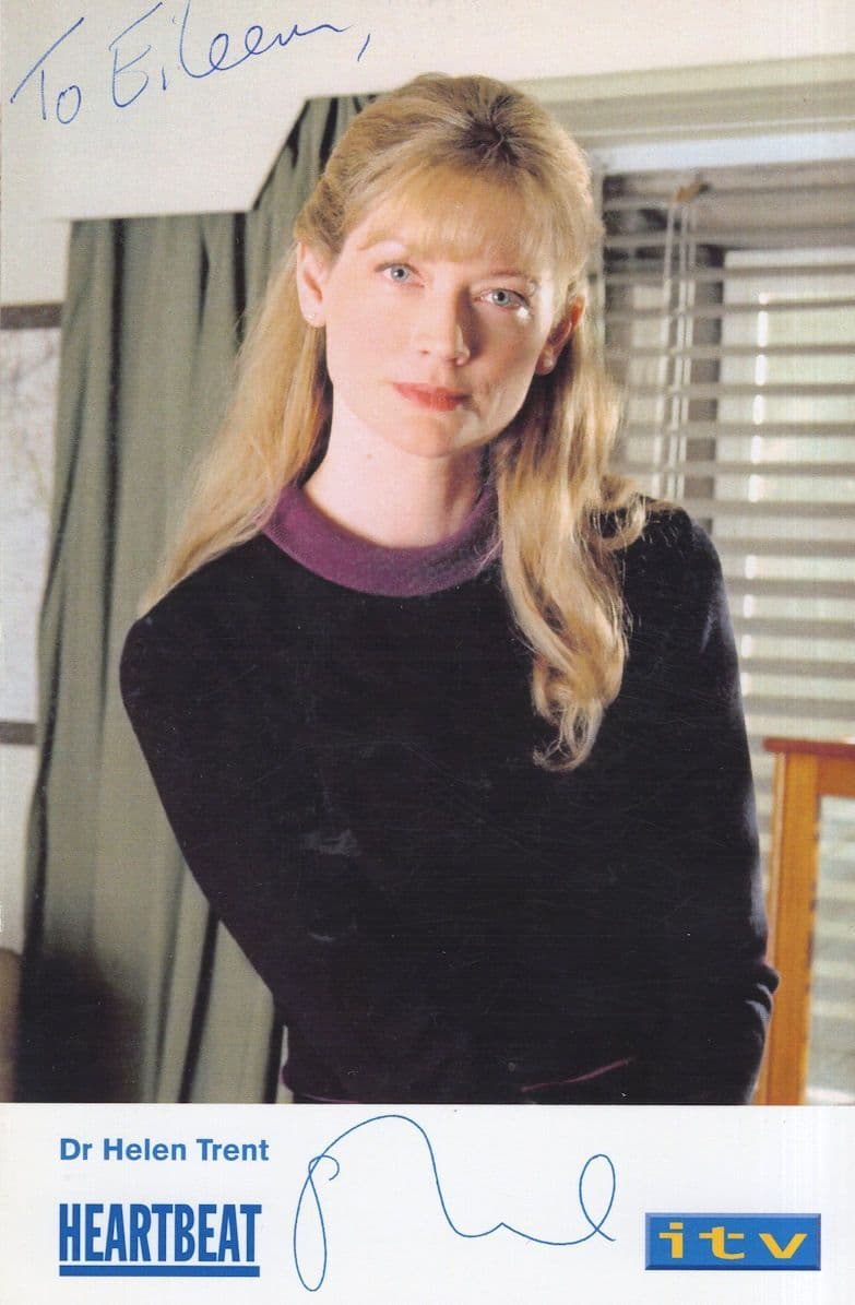 Sophie Ward as Dr Helen Trent Heartbeat Hand Signed Cast Card