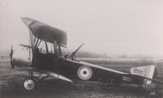 Sopwith Strutter Military WW2 Aircraft Vintage Plain Back Postcard Old Photo