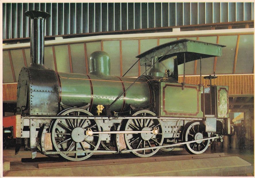 South Africa First Railway Train Locomotive Cape Town Station Postcard