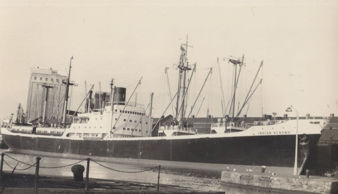 South African Merchant 1955 Ship Pioneer Rare Vintage Photo