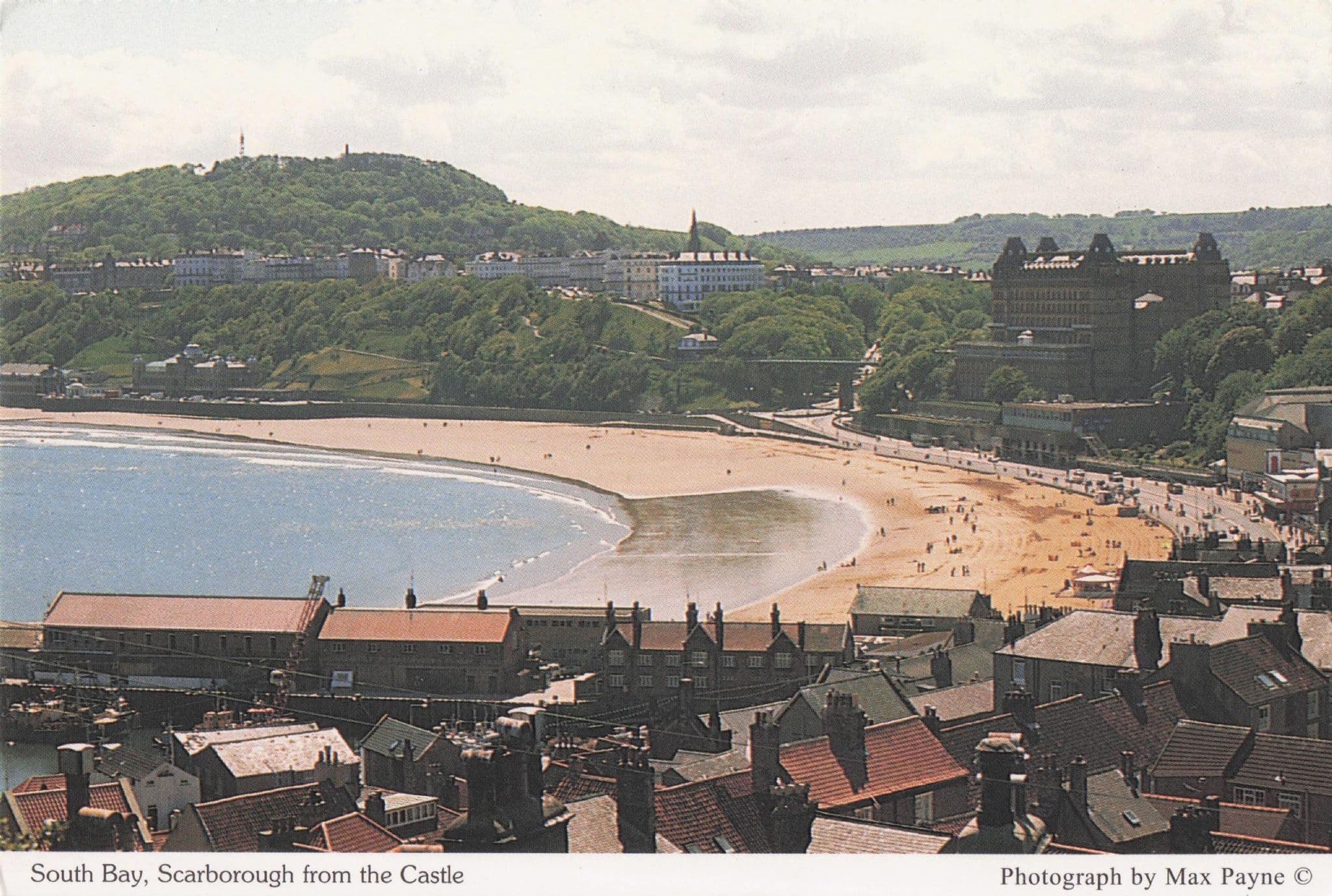 South Bay Scarborough Castle Women's Institute Yorkshire Postcard