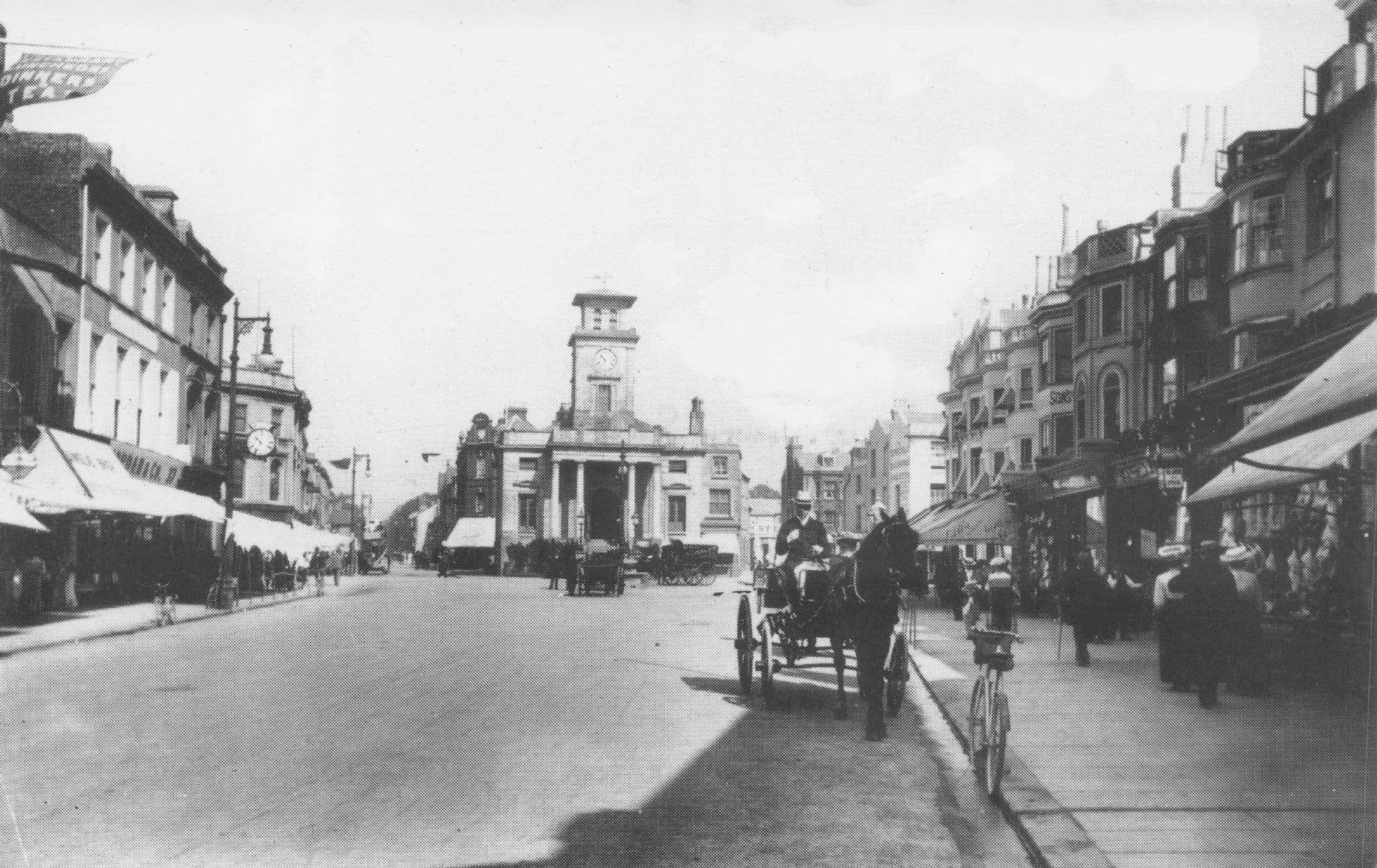 South Street Fire Station Town Hall Worthing Sussex Postcard