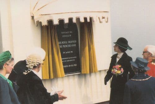 Southend On Sea Essex Visit By Princess Anne For New Train Service Rail Postcard