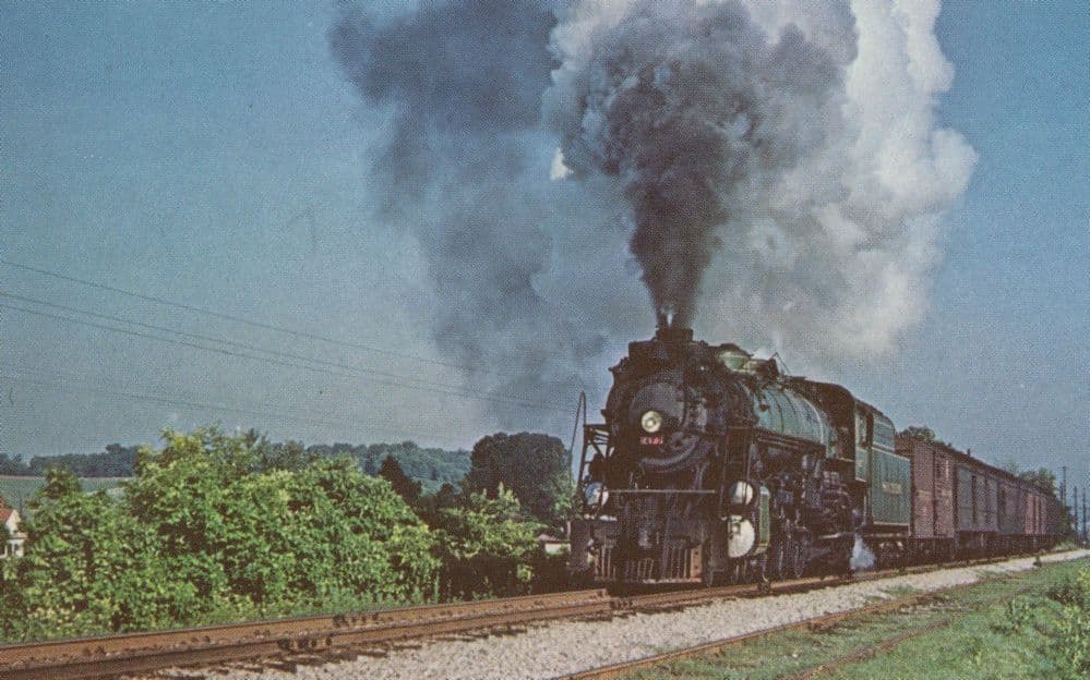 Southern 1477 Train from Knoxville To Bristol USA Postcard
