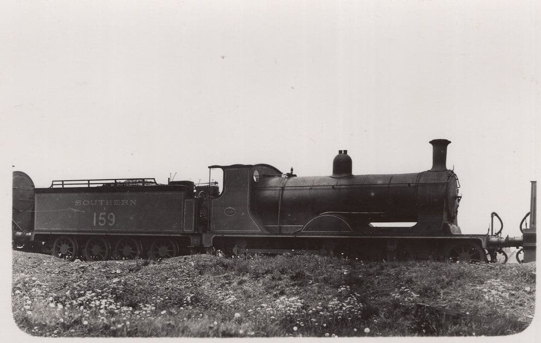 Southern Railways L11 Class 4-4-0 No 159 Train Real Photo Postcard