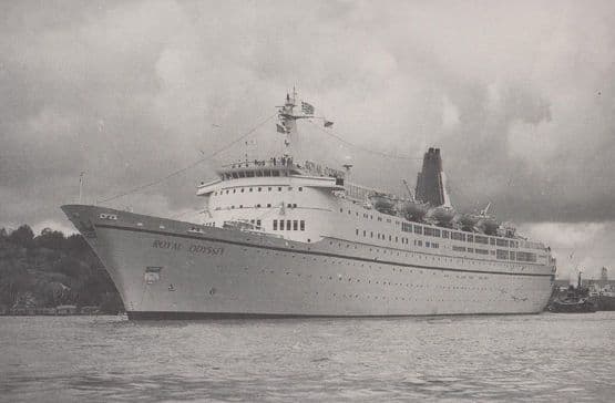 SS Royal Odyssey Cruise Line Postcard