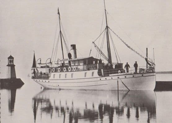 SS Trafik Scandanavian Ship Postcard