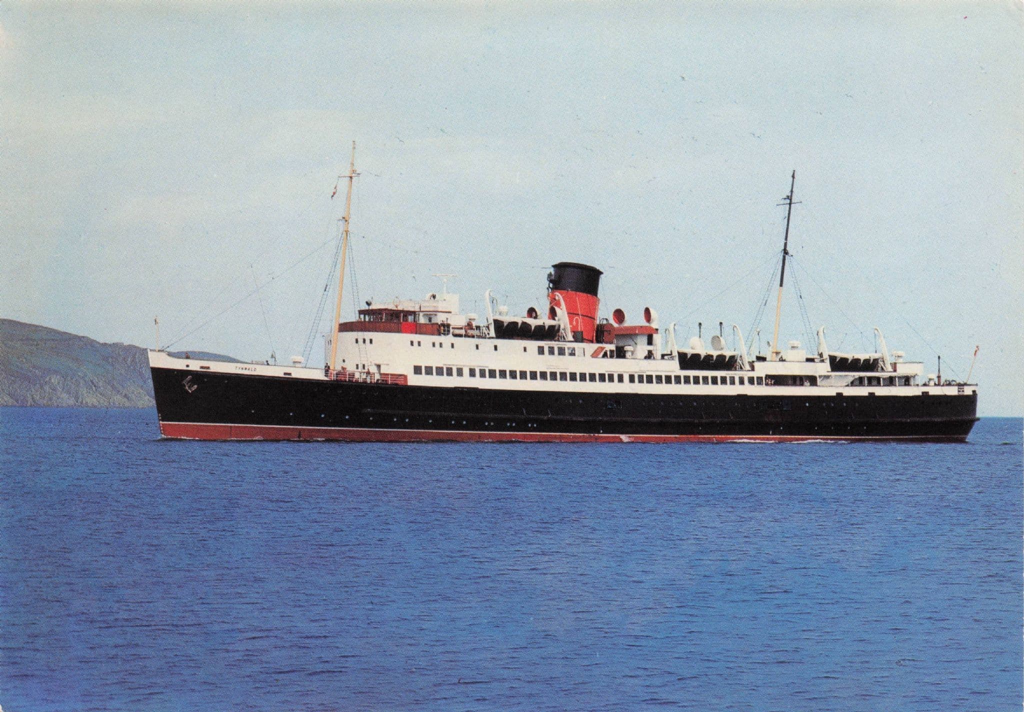 SS Tynwald Isle Of Man Ship Arthur Dixon Rare Postcard
