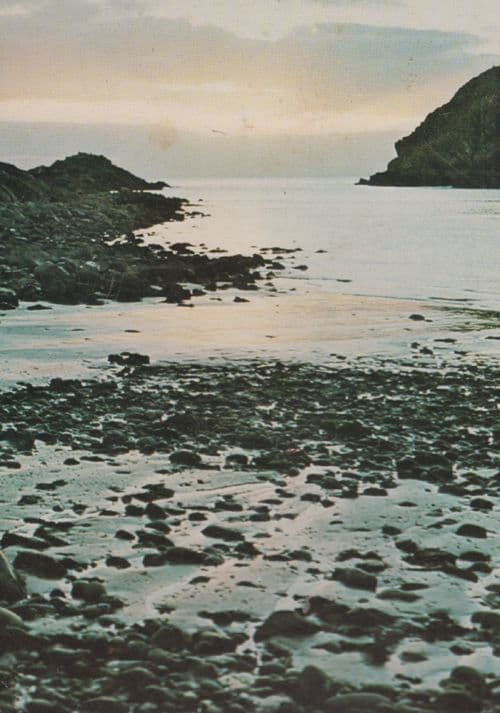 St Elvis Solva Dyfed Pembroke Rock Formation Cliffs Postcard