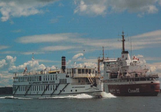 St Lawrence Cruise Lines River Ontario Canada Ship Postcard