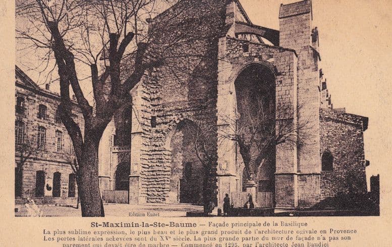 St Maximin La Ste Baume Basilique History Antique French Postcard