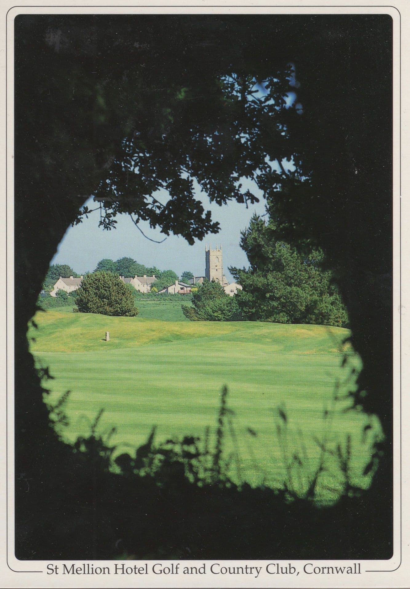 St Mellion Golf & Country Club Course Cornwall Hotel Postcard