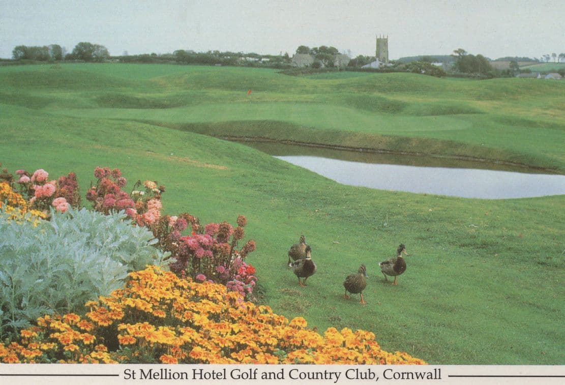 St Mellion Hotel & Golf Course Country Club Cornwall Postcard