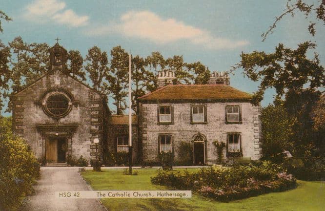 St Michaels Catholic Church Haversage Derby 1970s Postcard