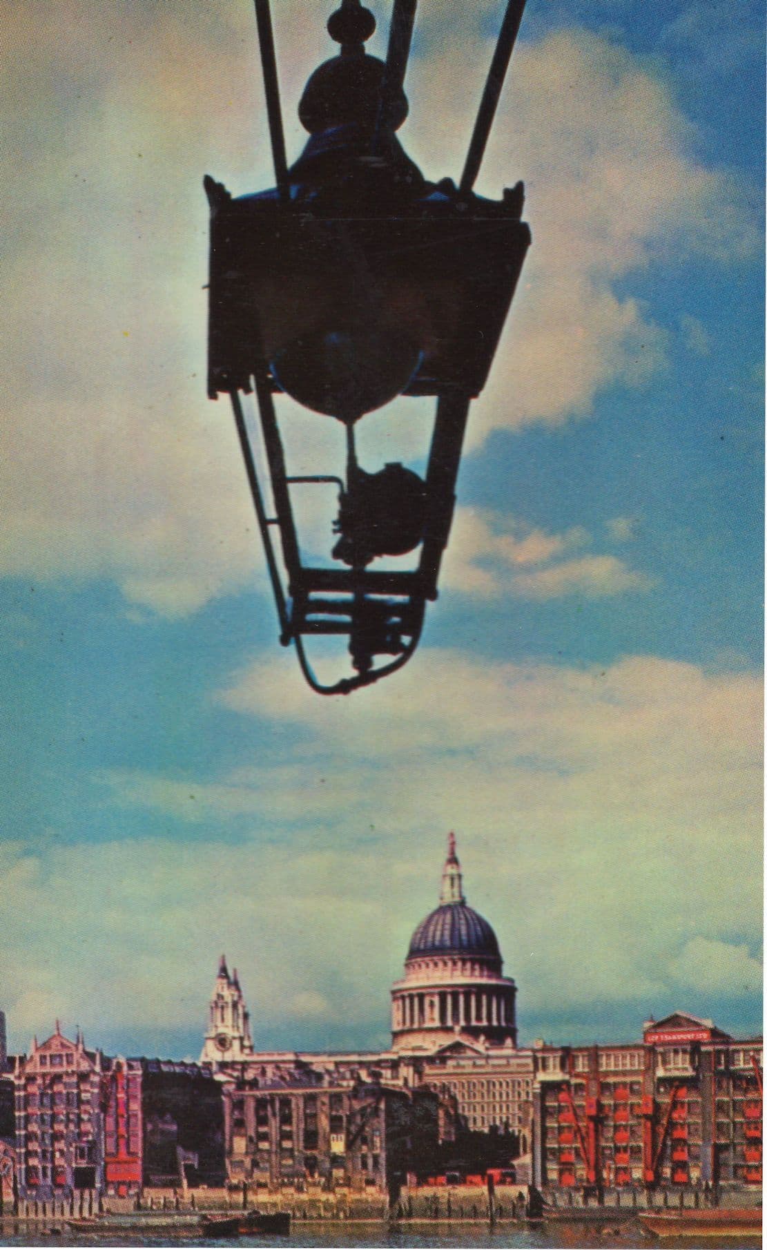 St Pauls Cathedral From Wrens House London 1971 Tourist Postcard