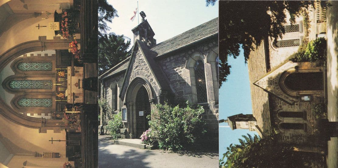 St Pauls Church Esholt Yorkshire 3x Postcard s