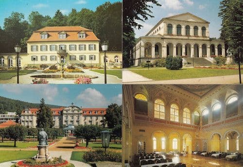 Staatsbad Kursaal Bad Bruckenau Germany SEVEN 7x Postcard s