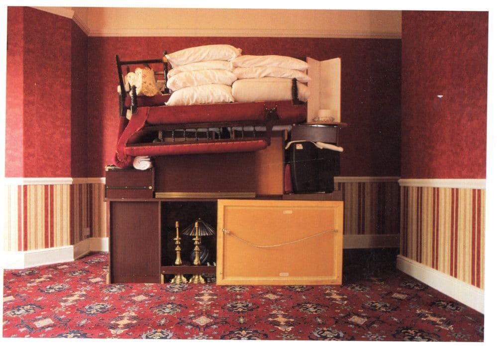 Stacked Hotel Room by Hanney Birmingham Postcard