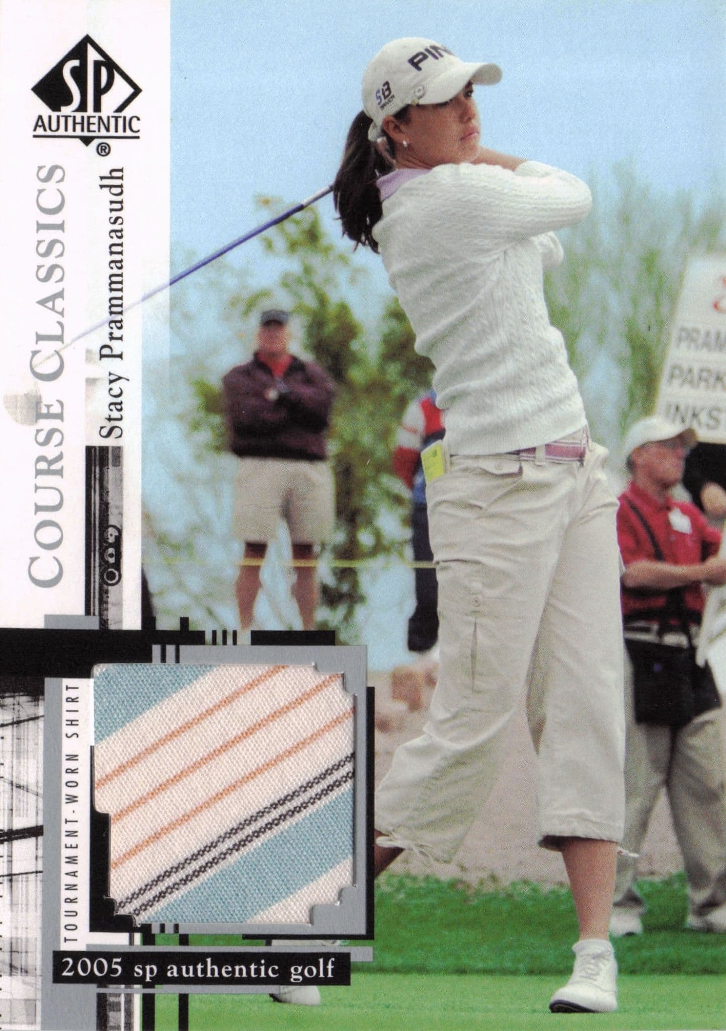 Stacy Prammanasudh Course Classics 2005 Golf SP Upper Deck Worn Shirt Card