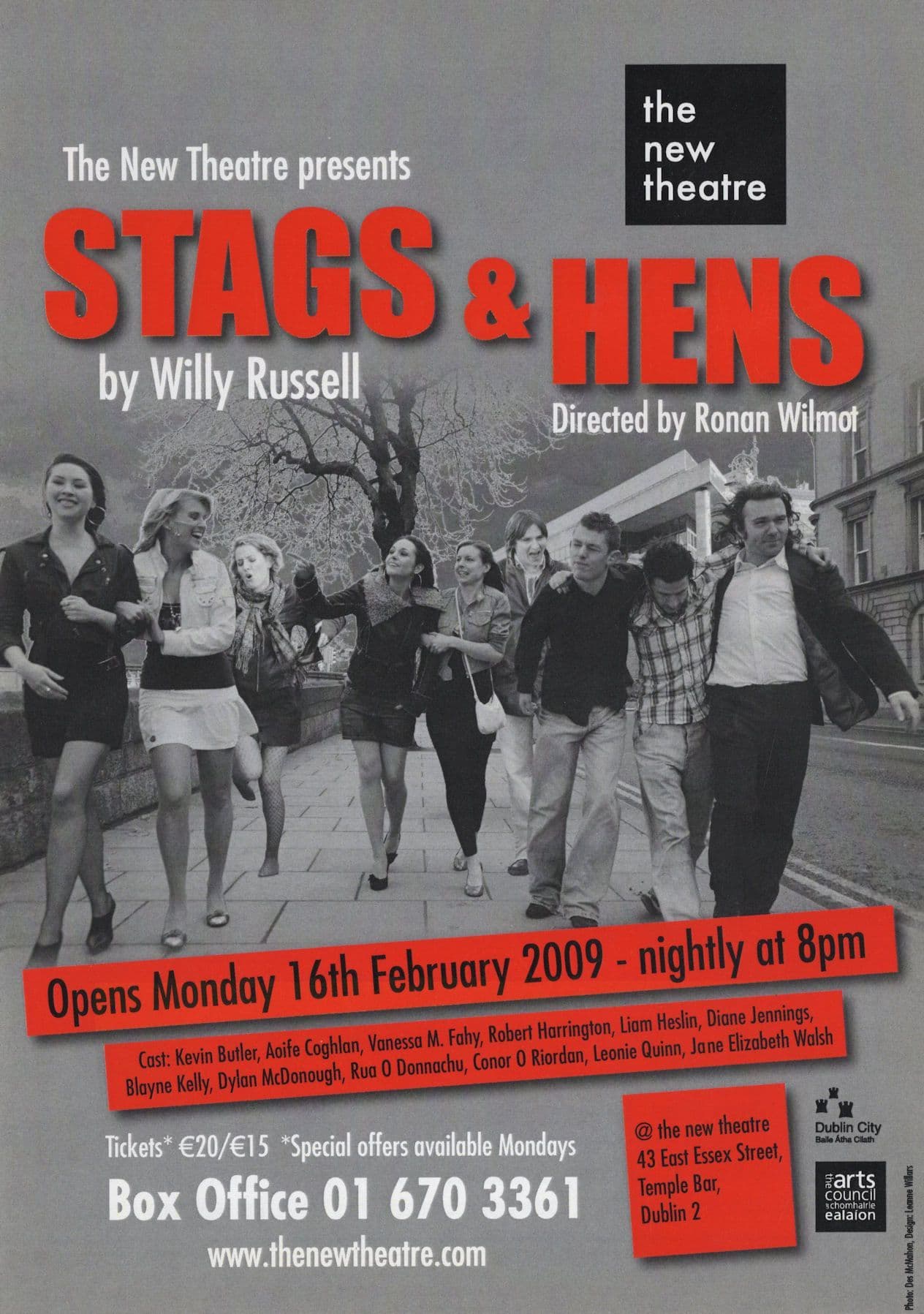 Stags & Hens Dublin Irish 1980s Derelict Disco Theatre Programme