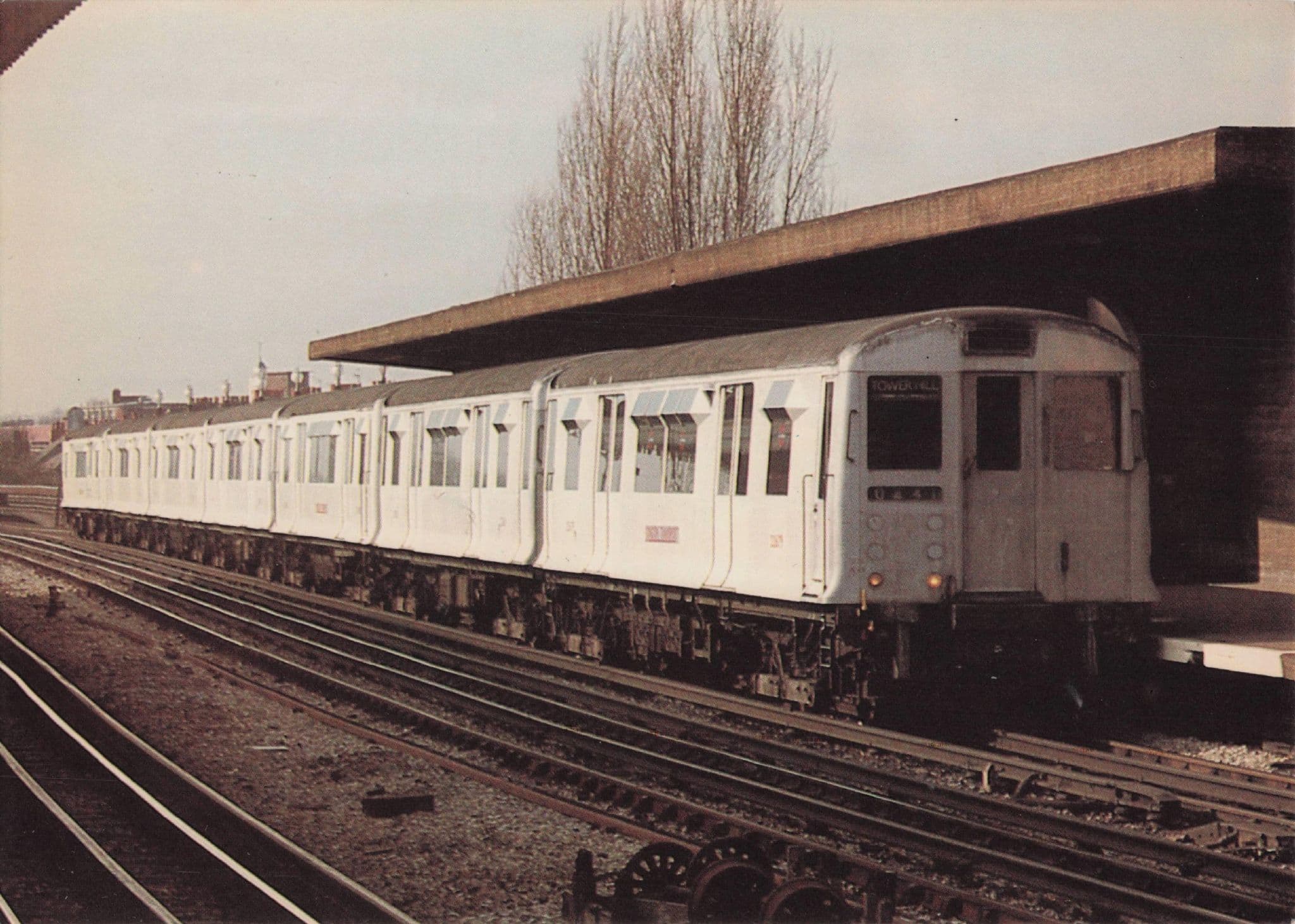 Stamford Brook Tube London Underground Train 1983 Last Day Postcard