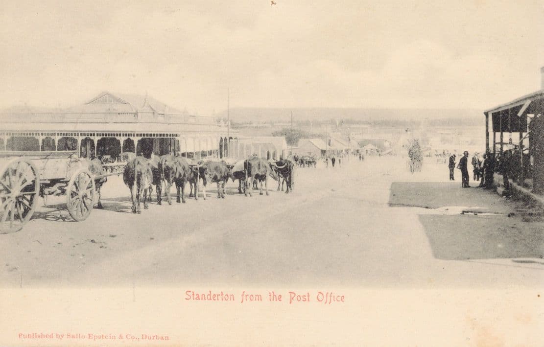 Standerton From Post Office South Africa Transport Old Postcard