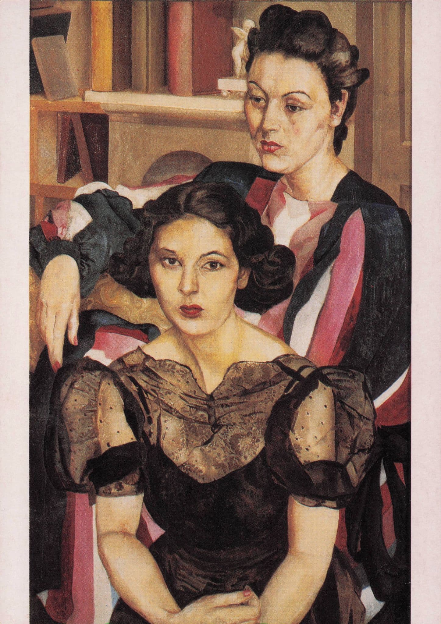 Stanley Spencer The Settlers Oil Painting Leeds Gallery Postcard