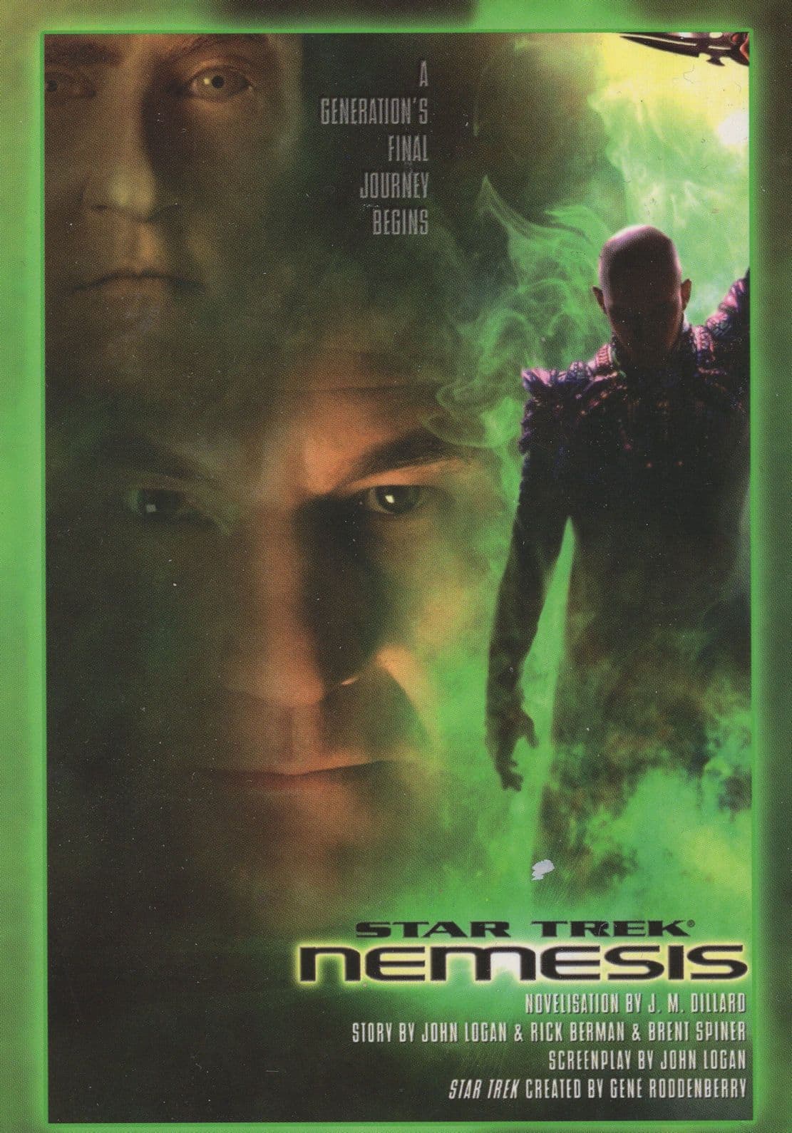 Star Trek Nemesis Film Movie Book Launch Postcard