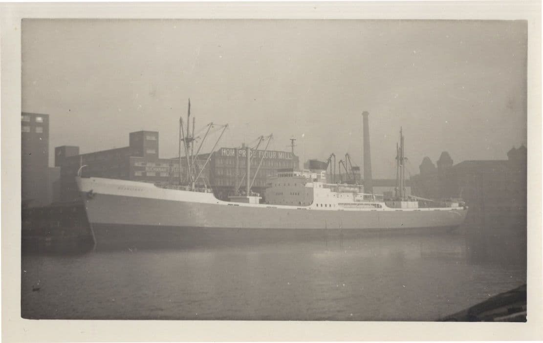 Starlight Cargo Ship Vintage Rare Photo