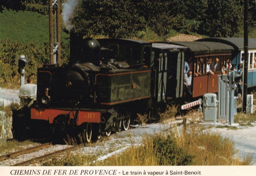 Steam Train At Saint Benoit Alpes De Haute Junction French Postcard