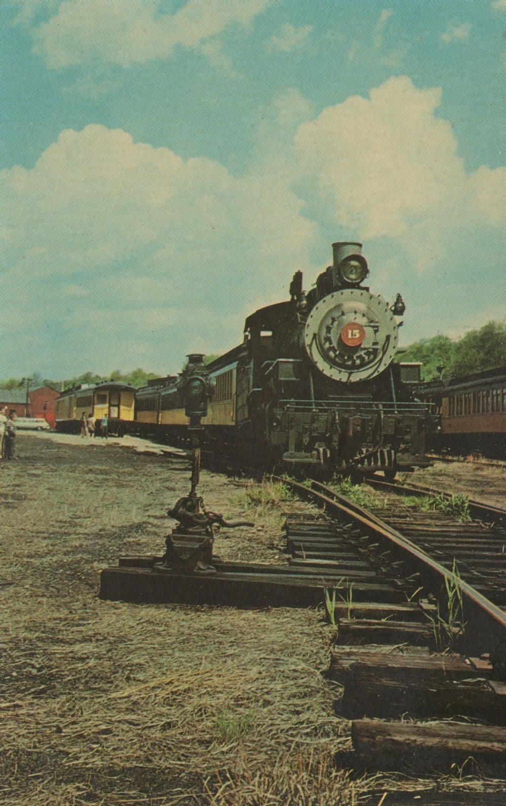 Steamtown USA North Walpole Excursion Train Postcard