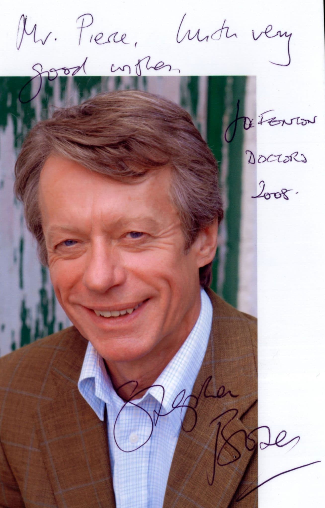 Stephen Boxer as Joe Fenton BBC Doctors Hand Signed Photo