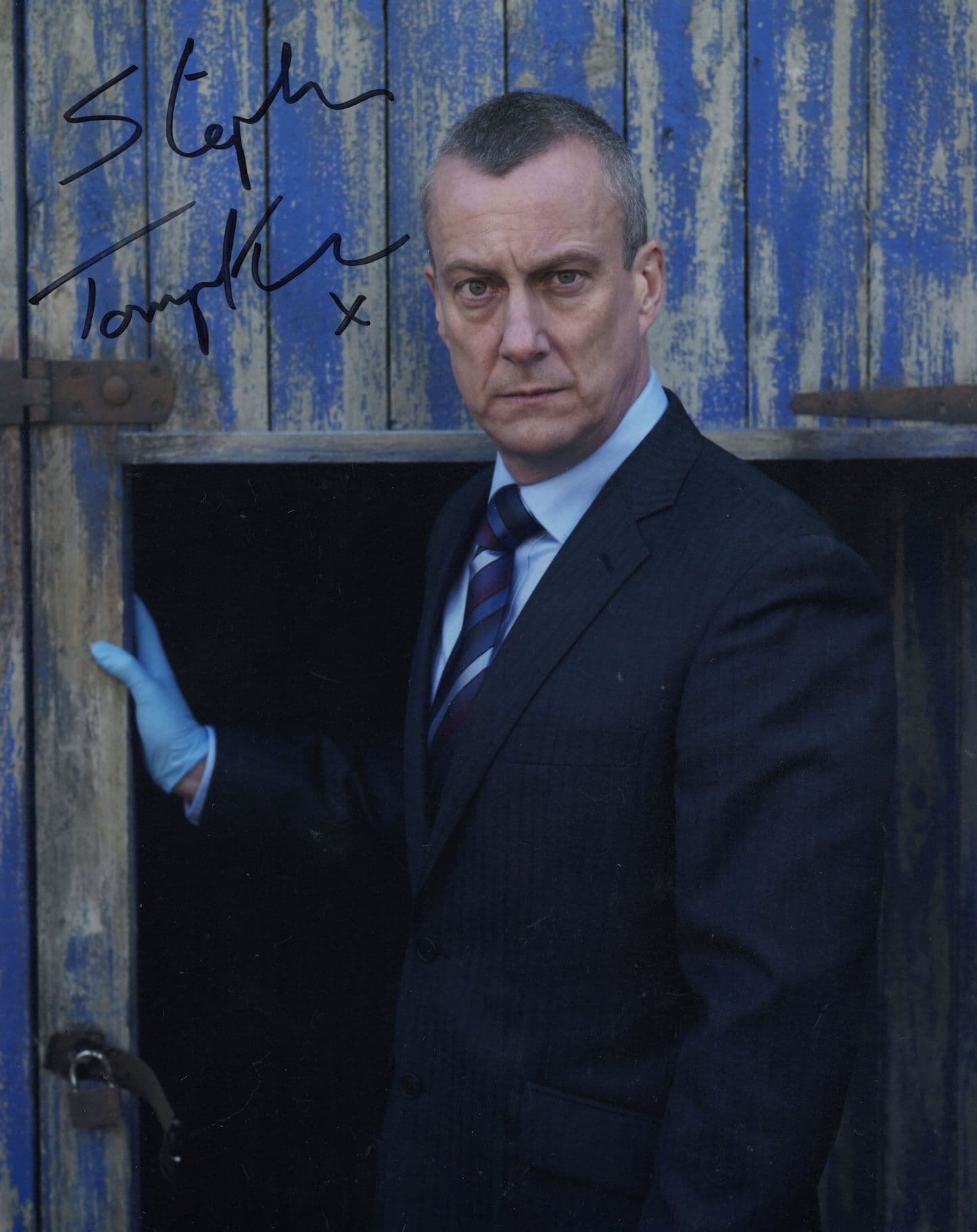Stephen Tomkinson DCI Banks 10x8 Hand Signed Photo