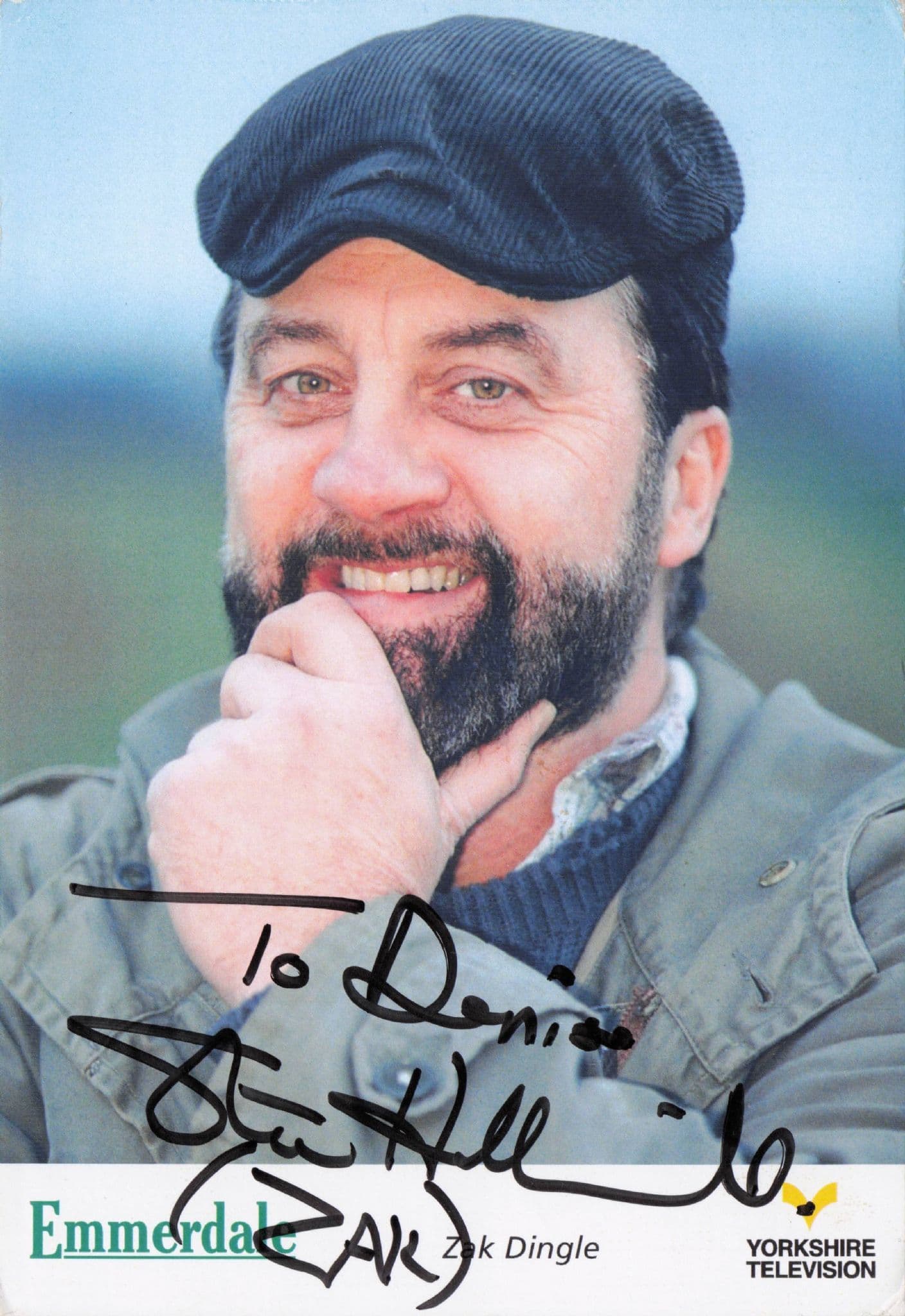 Steve Halliwell as Zak Dingle Emmerdale Hand Signed Cast Photo (2)