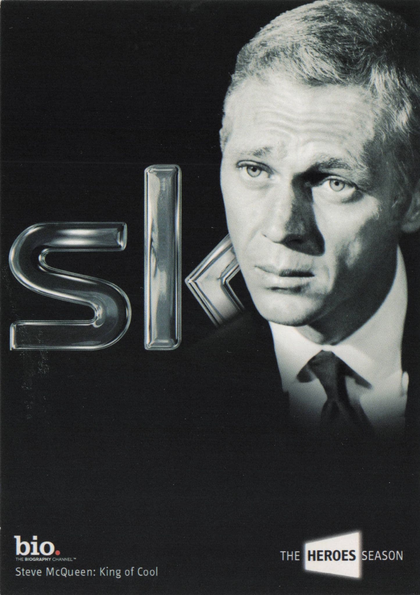 Steve McQueen The Heroes Sky TV Film King Of Cool Postcard