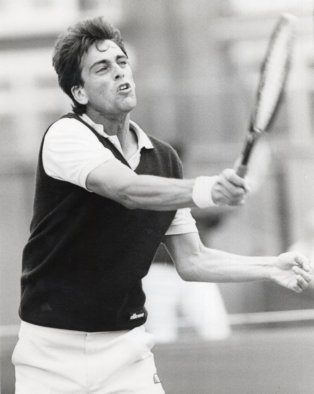 Steve Meister USA Tennis 10x8 Large May 1985 Press Photo