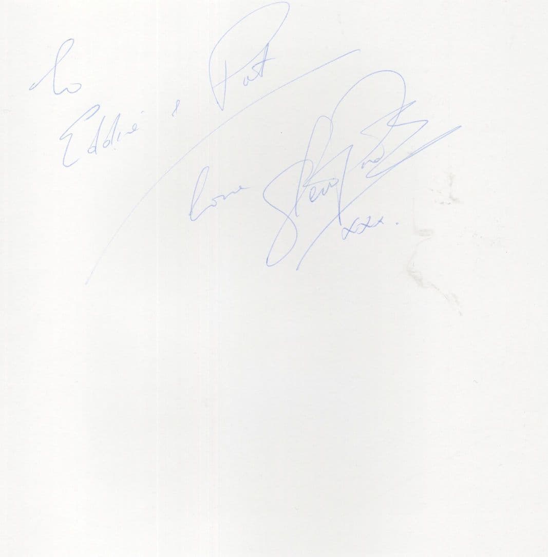 Steve Preston as Elvis Presley The Royal Command Performance Signed Photo
