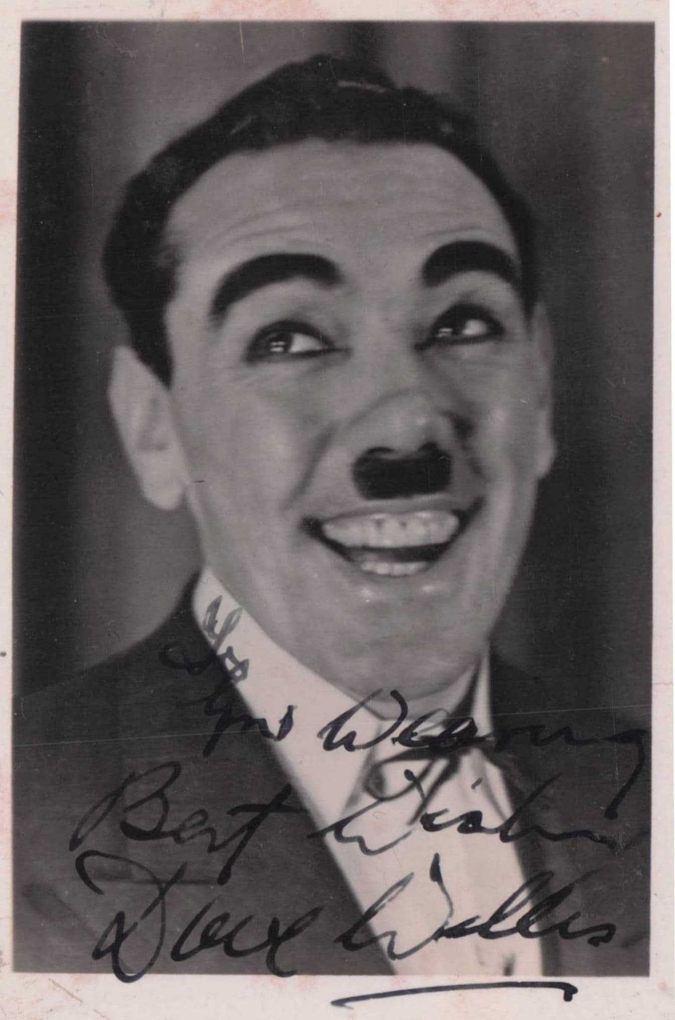 Steve Wallis Old Theatre Music Hall Comedian Hand Signed Photo
