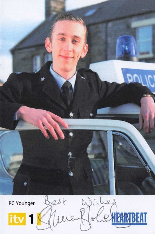 Steven Blakeley as PC Younger Heartbeat RARE HAND Signed Cast Card Photo