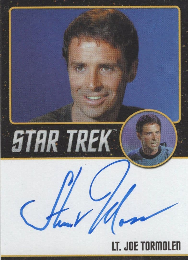 Stewart Moss Star Trek The Original Series Signed Autograph Card