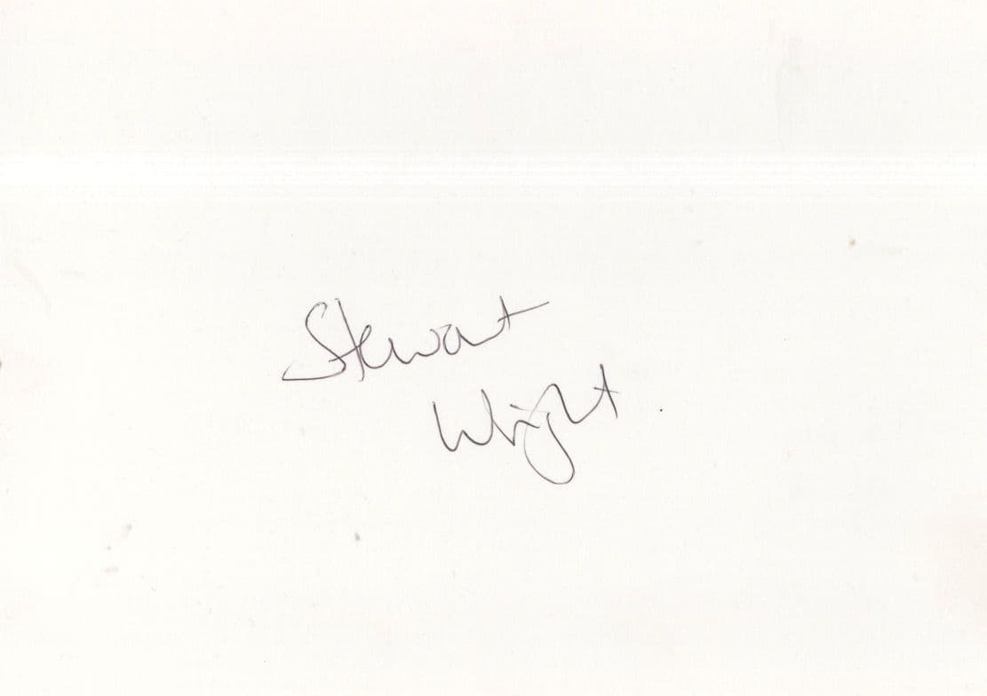 Stewart Wright Smack The Pony Bridget Jones Diary Hand Signed Photo