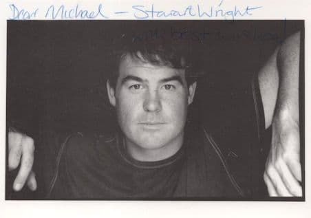 Stewart Wright Smack The Pony Hand Signed Photo & Doc Martin Message