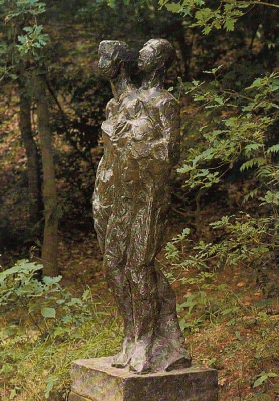 Stichting Monument Beeld De Tochtgenoten WW2 Monument Holland Sculpture Postcard