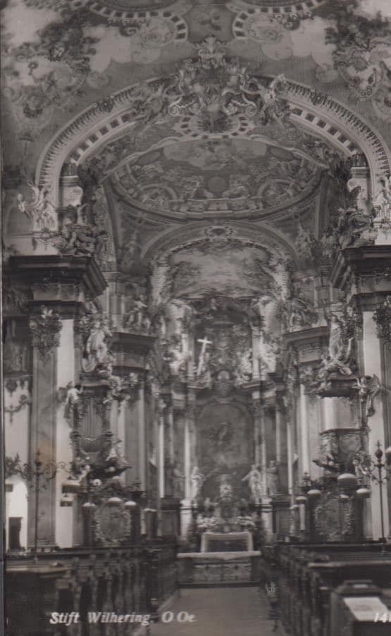 Stift Wilhering Austria Real Photo Postcard