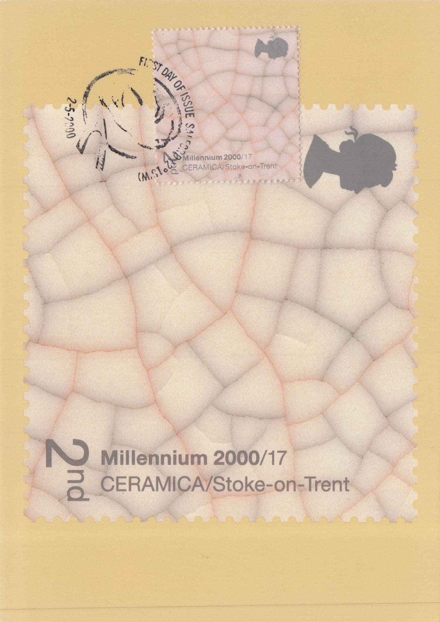 Stoke On Trent Ceramic Design Royal Mail Rare FDC Postcard