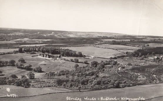 Stoneley Woods Rudland Kirbymoorside Antique Real Photo Postcard