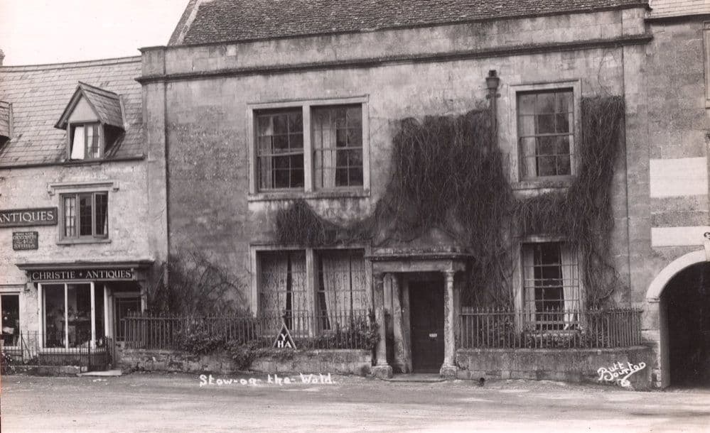 Stow On The Wold Gloucester Antiques Shop YHA Hostel RPC Postcard