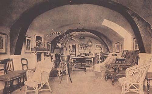 Stratford Drawing Room Shakespeare Hotel Macbeth Antique Postcard