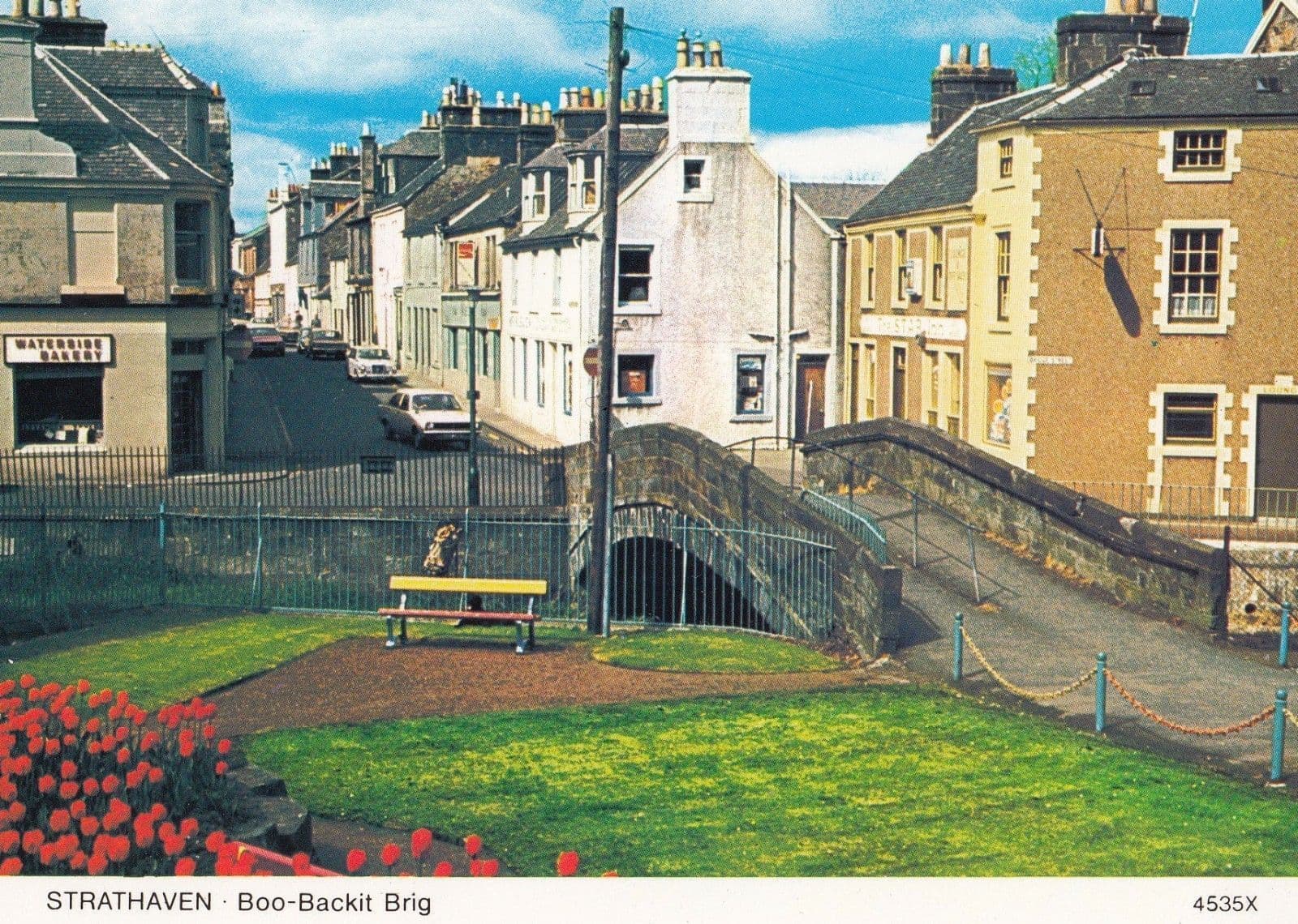 Strathaven Boo Backit Brig Scottish Bakers Bakery Postcard